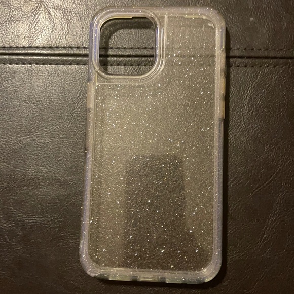 Otter box clear glitter case GUC. iPhone 12 Pro XS Max. - Picture 2 of 4